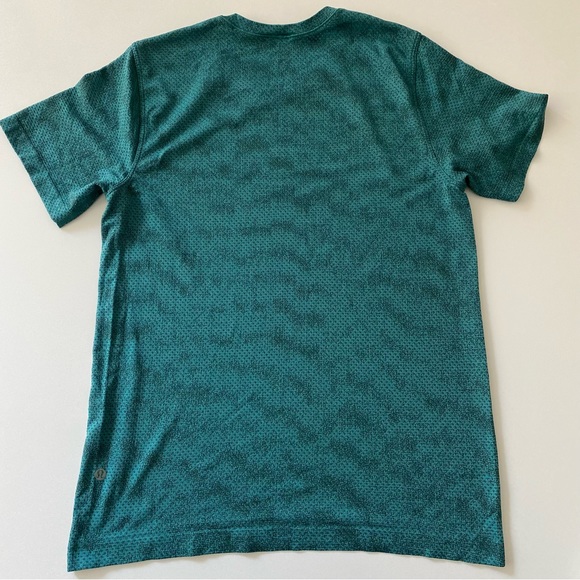 Lululemon Metal Vent Breathe Short Sleeve Shirt Teal Lagoon / Rainforest Green - Picture 6 of 11